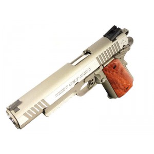 Страйкбольный пистолет COLT 1911 Rail Gun® CO2 Stainless 6 mm GBB арт.: 180530 [CYBERGUN]